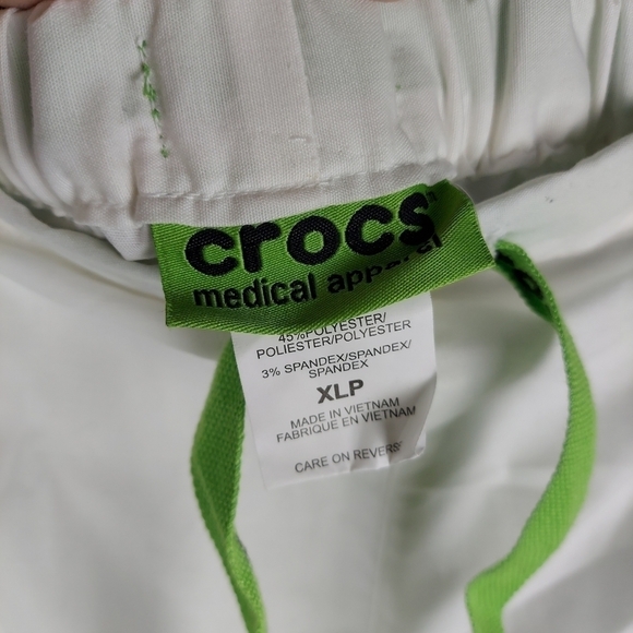 NWT Crocs Scrubs Pants size XLP, white - Picture 6 of 8